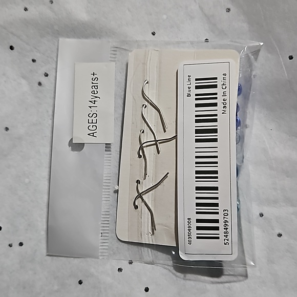 Shades of Blue Gummi Bear Earrings set of 3 - Picture 2 of 3